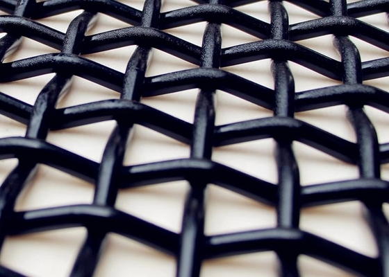 Double Pre Galvanized Crimped Wire Mesh Fence Using 6mm
