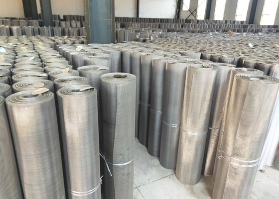 0.13mm  0.15mm Twill Weave Wire Mesh , 80X80 Mesh SS Wire Cloth