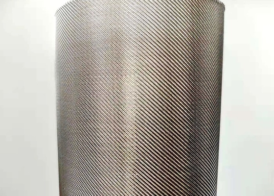 0.13mm  0.15mm Twill Weave Wire Mesh , 80X80 Mesh SS Wire Cloth