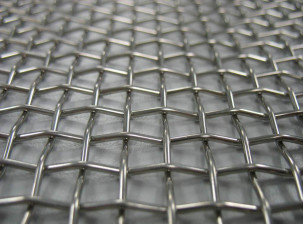 Galvanized Crimped Woven Wire Mesh Stainless Steel 1-5m Width Acid Resistant