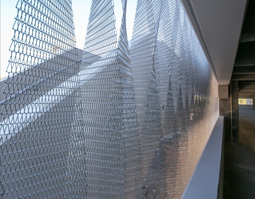 1.2m 1m Architectural Metal Mesh Powder Coated Corrosion Resistance