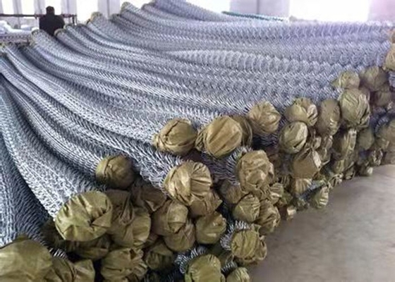 304 Stainless Steel Chain Link Mesh Fence 1.2mm-4.5mm ISO9001 Certification