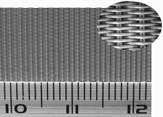 24×110 Mesh Ss 304 Wire Mesh Dia 0.355×0.25mm 120 Micron Plain Dutch Weave