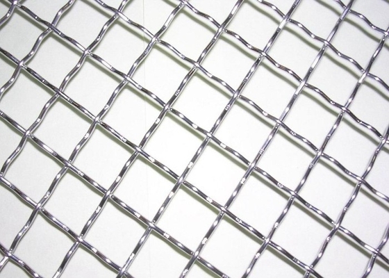 Intermediate Crimped Wire Mesh SS316L SS310 Width Customized