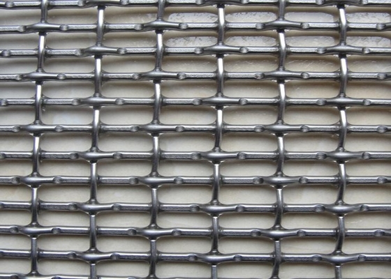 Brass Copper Wire Mesh Panels , SS Woven Architectural Decorative Mesh