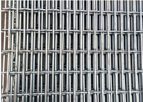 Flat Top Decorative Woven Wire Mesh 10m - 30m Roll Length Color Customized