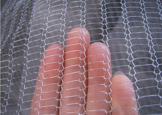 Stainless Steel Knitted Wire Mesh 0.10mm -0.45mm Wire Diameter