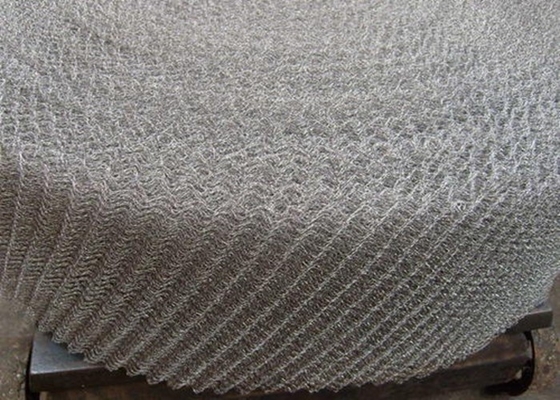 Stainless Steel Knitted Wire Mesh 0.10mm -0.45mm Wire Diameter