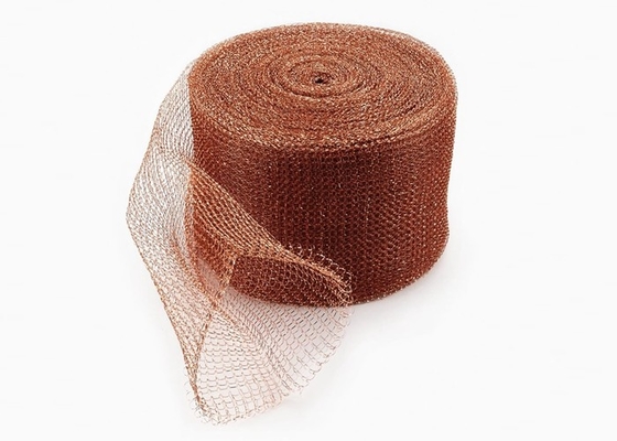 Copper Knitted Wire Mesh 0.018-2.03mm Wire Diameter Non Flammable