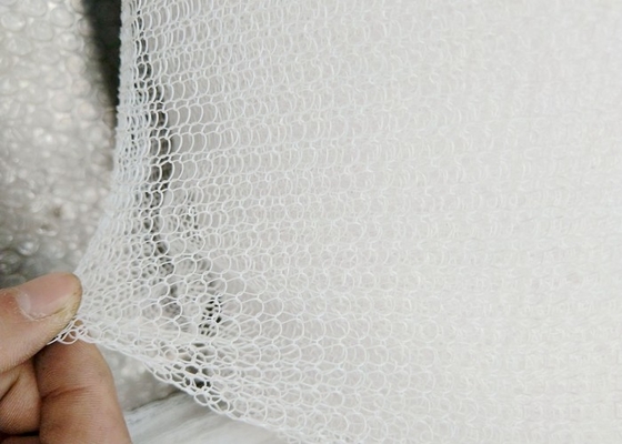 Polypropylene Knitted Mesh , Soft Durable Knitting Plastic Mesh