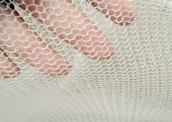 Polypropylene Knitted Mesh , Soft Durable Knitting Plastic Mesh