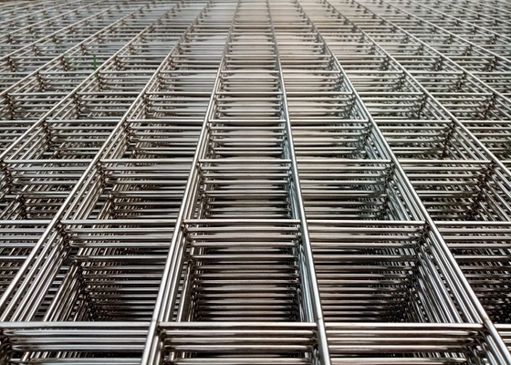 Stainless Steel Welded Wire Mesh Panel 1 X 1 12 Gauge Silver Color