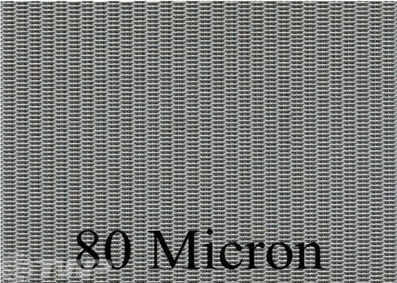 Dutch Weave Stainless Steel Wire Mesh Filter Cloth 80 Micron 24x110