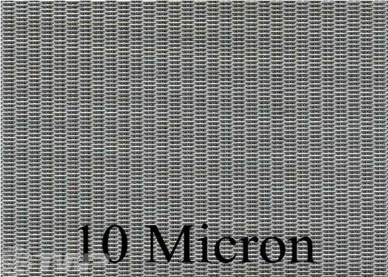 165x1400 Mesh 10 Micron Filter Cloth / T316 Dutch Weave Wire Cloth