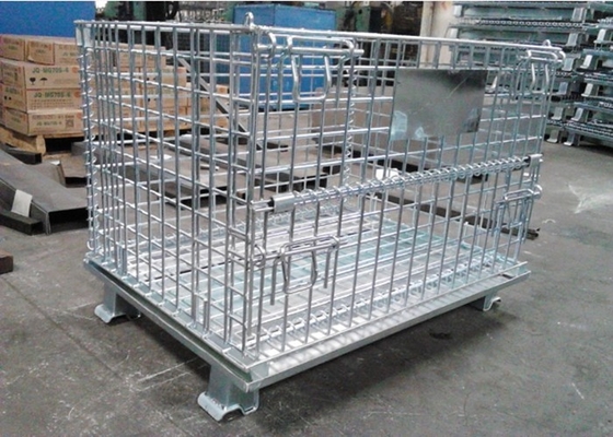 Metal Mesh Storage Containers , Turnover Wire Mesh Storage Boxes