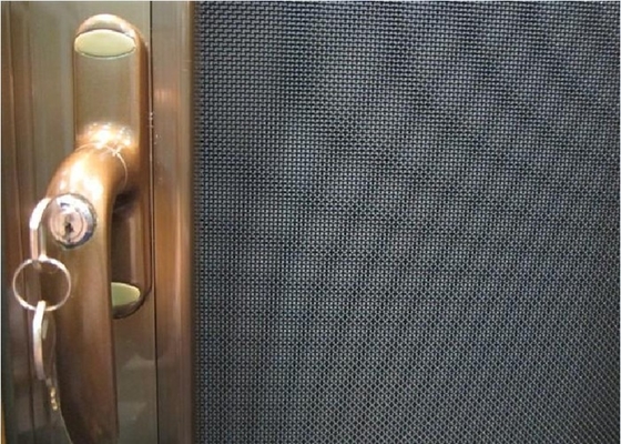 Bulletproof Galvanized Steel Wire Mesh Fence 0.5m-3m Width For Anti Theft Doors