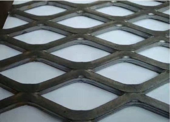 Steel Expanded Metal Sheet Flattened / 0.5-8mm Expanded Metal Diamond Mesh