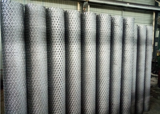 Standard Stainless Steel Expanded Metal Mesh Screen Diamond Shaped Patterns