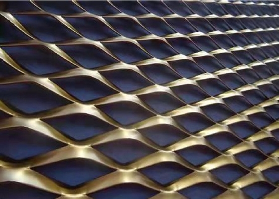 Architectural Aluminum Expanded Metal Mesh 1.5mm - 6.0mm Thickness