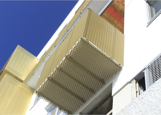 Architectural Aluminum Expanded Metal Mesh 1.5mm - 6.0mm Thickness