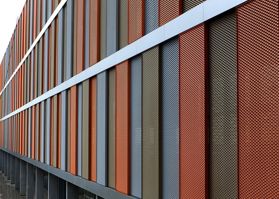 Architectural Aluminum Expanded Metal Mesh 1.5mm - 6.0mm Thickness
