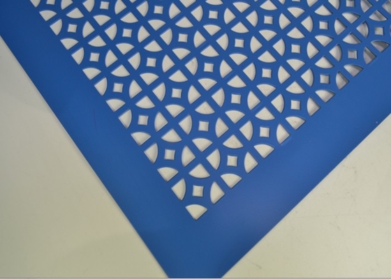 Hexagonal Perforated Aluminum Sheet , 1m 1.22m Width Perforated Aluminium Mesh