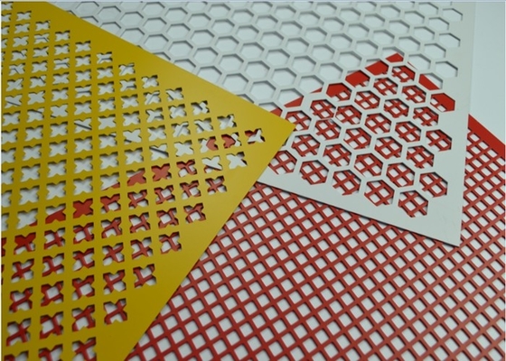 Decorative Perforated Metal Mesh Sheets 1m / 1.22m Width For Space Dividers