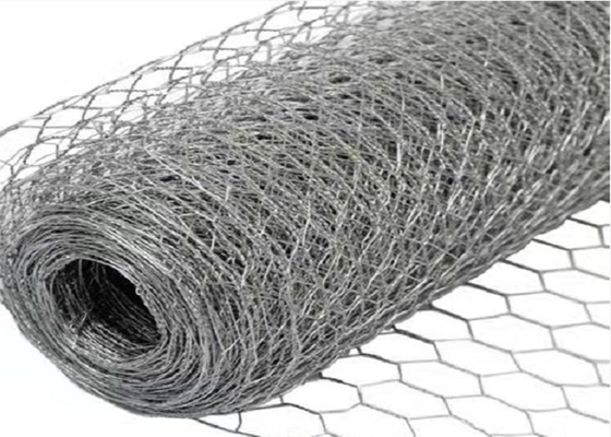 Hot Dipped Galvanized Hexagonal Wire Mesh 10-200m Galvanised Hexagonal Wire Netting