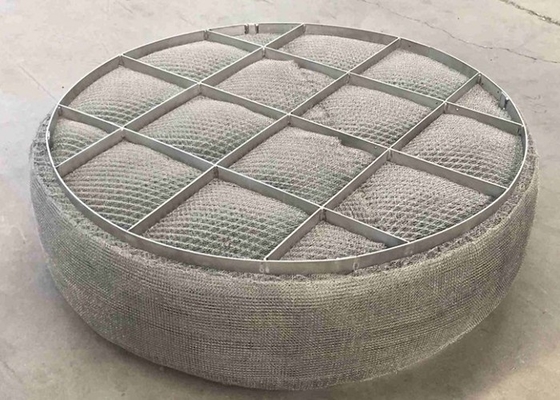 316L Stainless Steel Demister Pad / Rope Mesh For Gas Liquid Separation