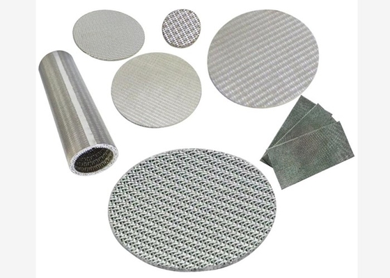 Wear Resistance Stainless Steel Sintered Wire Mesh Filters ISO9001 Approved