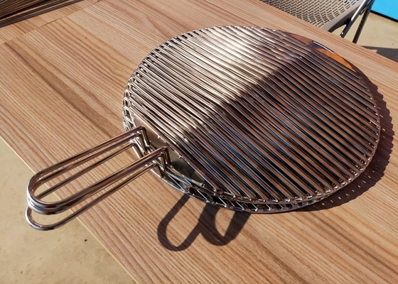 Healthy / Hygienic 316 304 Stainless Steel Grills Silver Color For BBQ