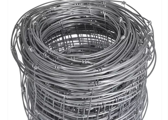 Protection Electro Galvanized Steel Cattle Fence , Deer / Grassland Wire Fence