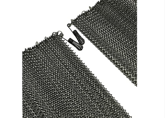 1.5mm Architectural Metal Mesh Acid Resistant Fireplace Mesh Screen Curtain