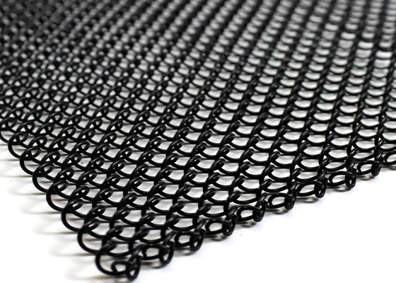 1.5mm Architectural Metal Mesh Acid Resistant Fireplace Mesh Screen Curtain