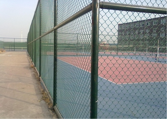 2.0-4.8mm Chain Link Wire Mesh Fence Metal Material For Security Protection