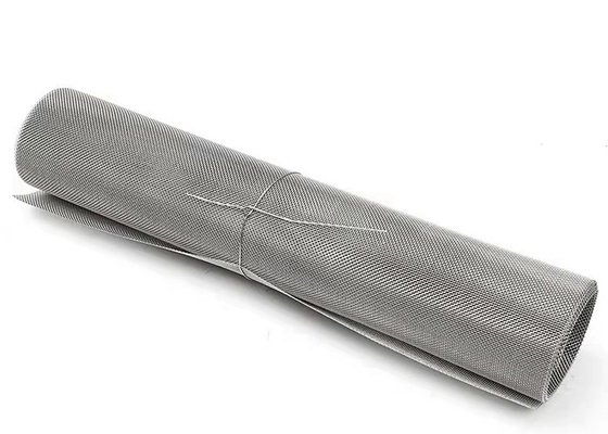 304 316 Square Anticorrosion Stainless Steel Woven Wire Mesh