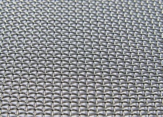 304 316 Square Anticorrosion Stainless Steel Woven Wire Mesh