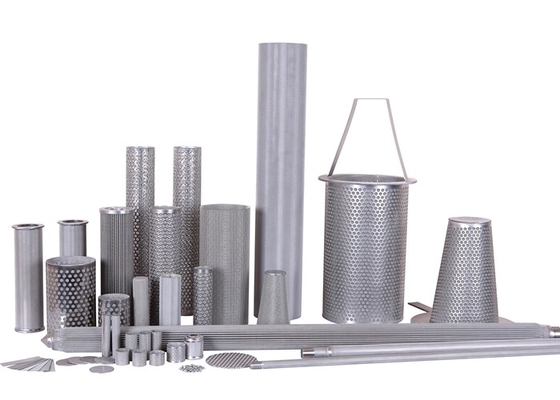 Woven Customized Sintered Metal Mesh Filter 304/316 Stainless Steel