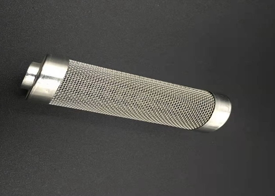 Rimmed 2mm 635mesh Stainless Steel Wire Mesh Tube Cylinder Filters