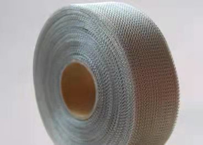 Aluminum Knitted Wire Mesh Tube 50mm 100mm Roll Width for Filters