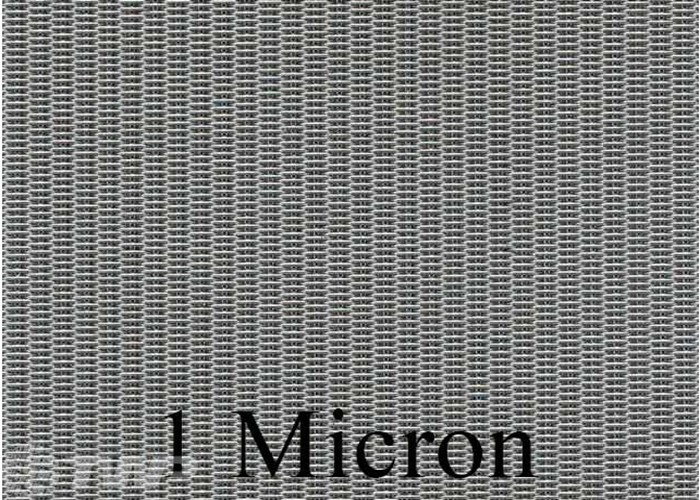 Dutch Weave Stainless Steel Wire Cloth 400x2800 Mesh 1 Micron Filter Fabric