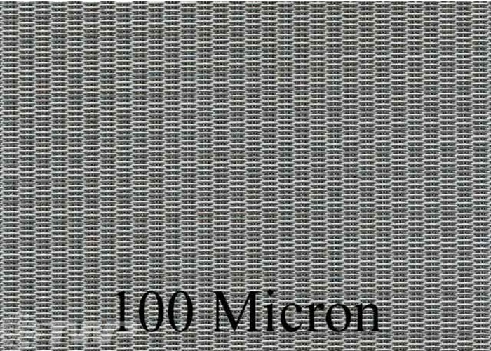 T304 / T316 Plain Dutch Weave Mesh 20x250 Mesh 100 Micron Filter Cloth