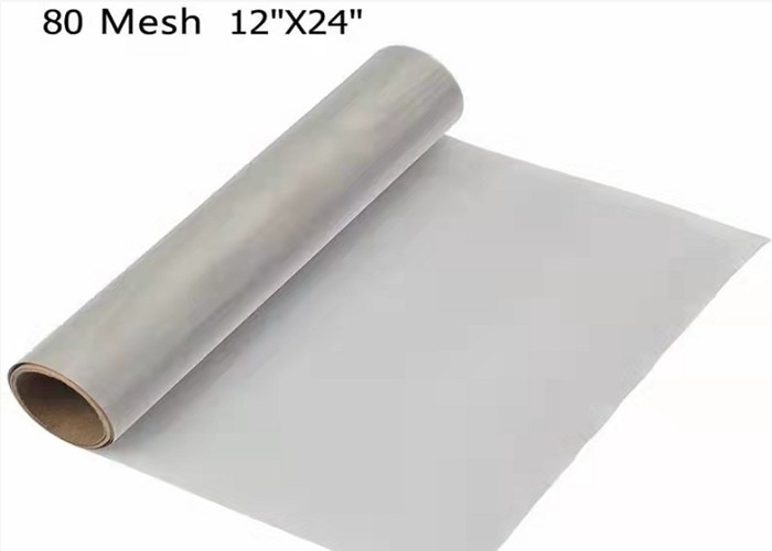 1M X 100F Stainless Steel Wire Mesh Roll 80X80 Mesh For Sieving / Filtering