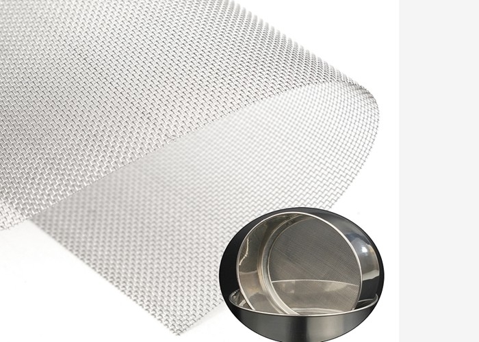 1M Width Stainless Steel Wire Cloth Square Hole 90X90 Mesh Silver Color