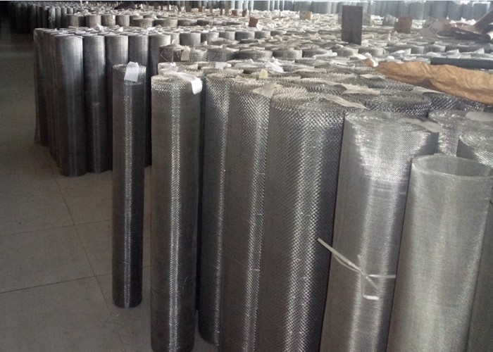 T304 Stainless Steel Wire Cloth 120 Mesh Plain Weave 0.5m-3m With Good Acid Resistance