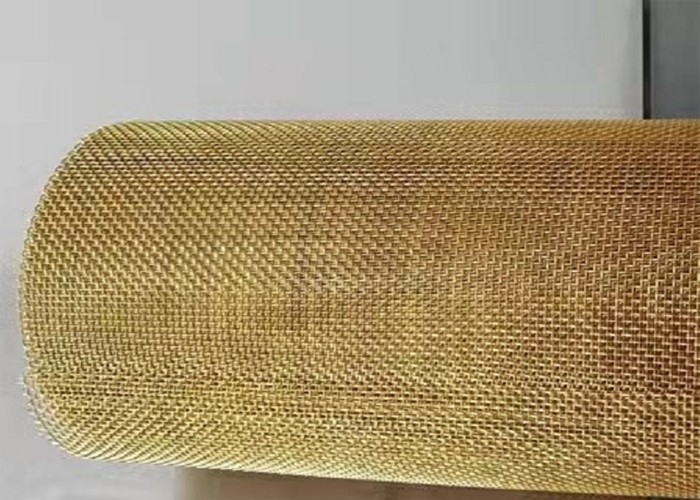 Brass Decorative Wire Mesh SWG38 60X60 Mesh Plain Weave Woven Type