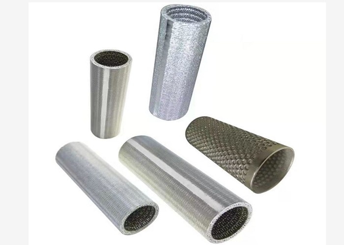 Wear Resistance Stainless Steel Sintered Wire Mesh Filters ISO9001 Approved
