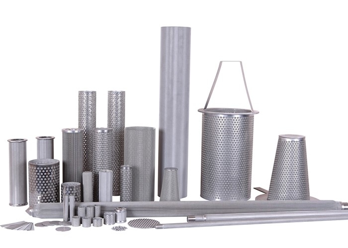 Woven Customized Sintered Metal Mesh Filter 304/316 Stainless Steel